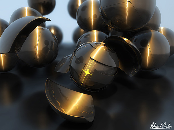 Cinema 4D: Create an Abstract Armored Sphere Scene 