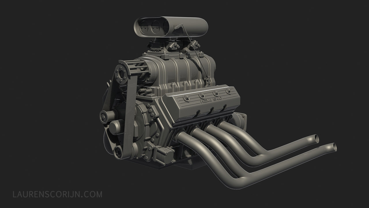 Creating A Next Gen Video Game Hot Rod The Complete Workflow Part