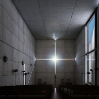 Texturing, Lighting & Rendering 'The Church Of Light' in 3Ds Max