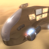 Create a Futuristic Airship Scene in C4D - <i>2 Part Series</i>