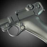 Modeling A Luger P08 Using Subdivision Surfaces - <i>2 Part Series</i>