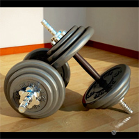 Modelling and Rendering a Dumbbells Scene in C4D – Day 1