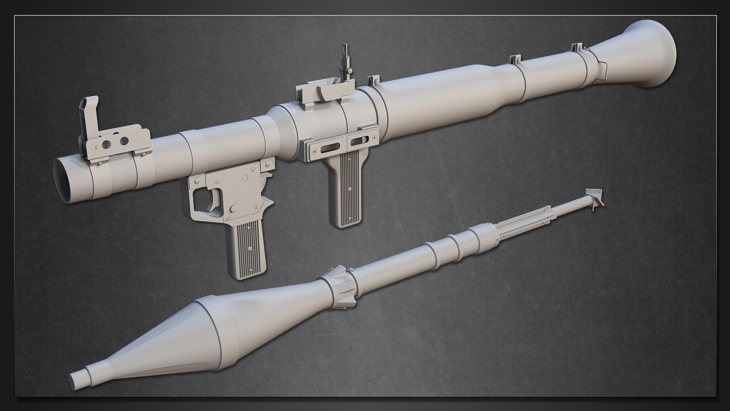Model a HighPoly RPG Rocket Launcher in 3ds Max Part 2